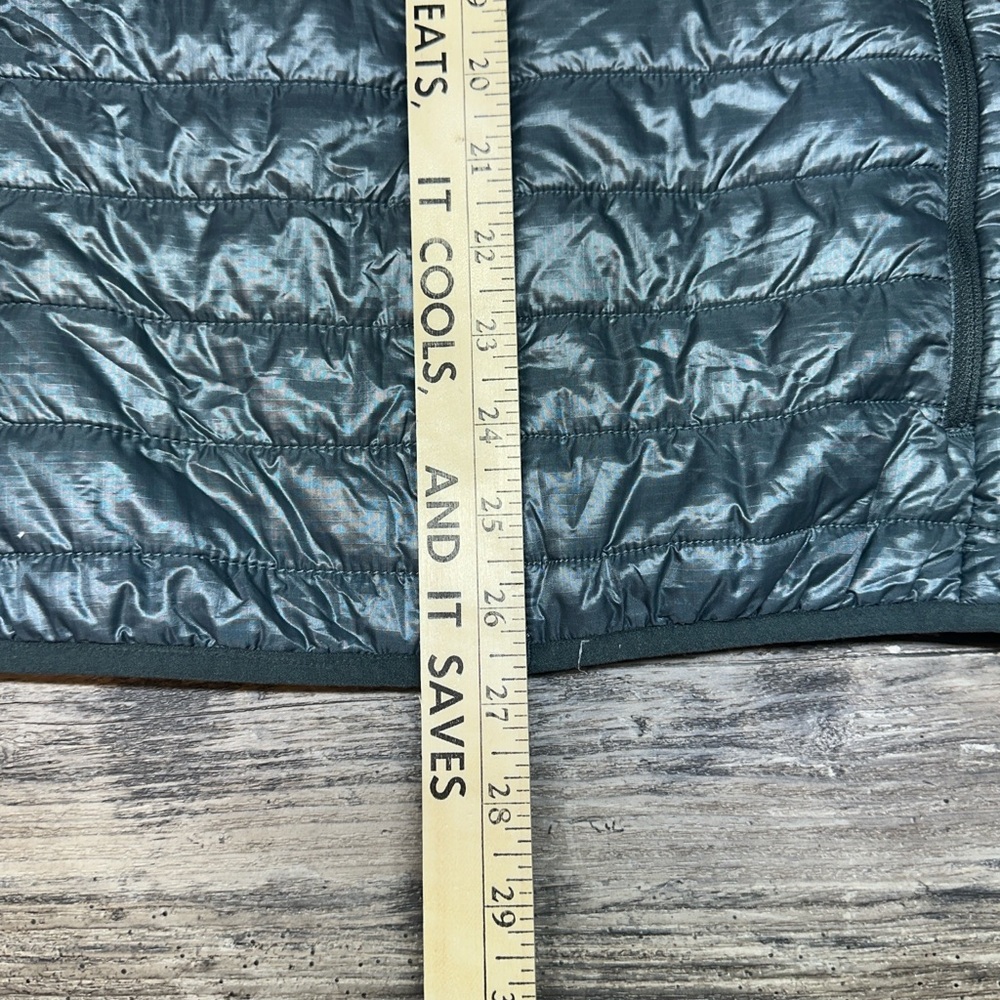 J.Crew Quilted Puffer Jacket - Women’s Small - Gray Lightweight Zip - GUC - Picture 4 of 8